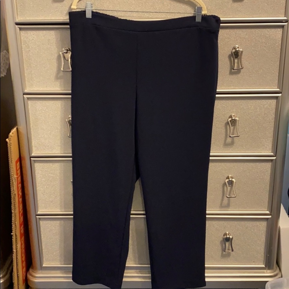 Calvin Klein Pull On Navy Career Pants XL